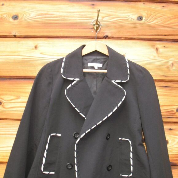 Maje Double Breasted Trench Jacket - Picture 3 of 9